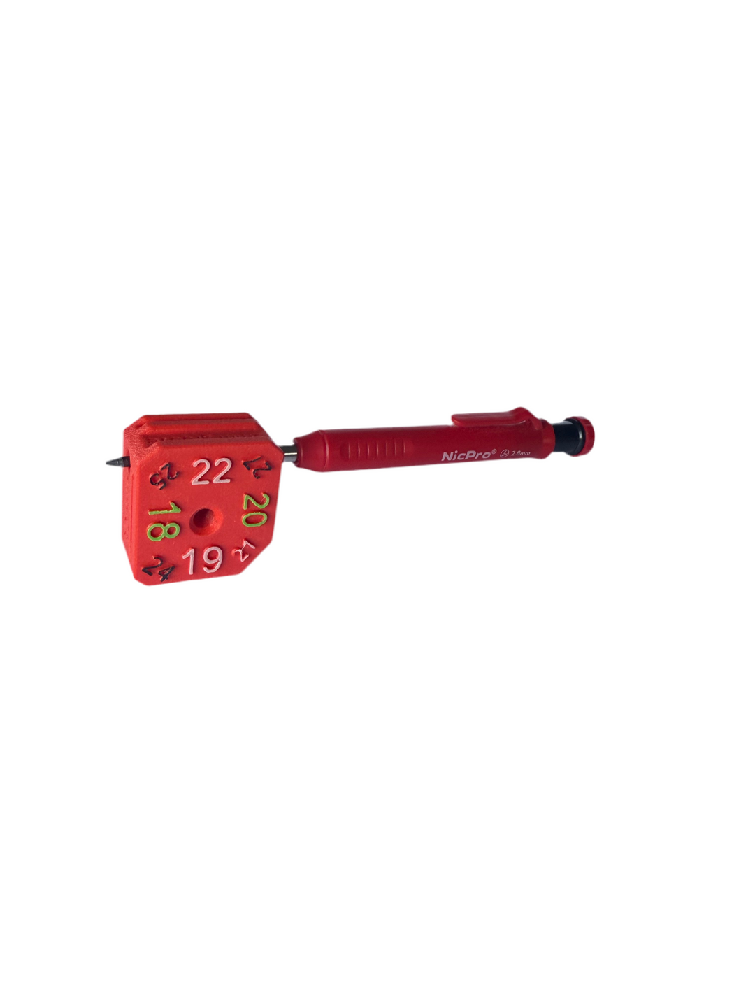 Long-Reach Scribing Block for Mechanical Pencil | Joinery Marking Tool