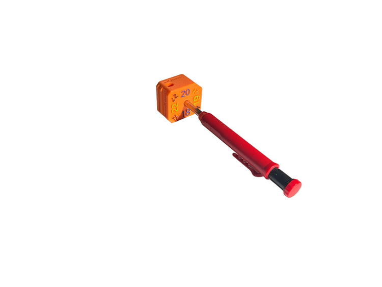 Precision scribing block with mechanical pencil for kitchen and wardrobe fitting