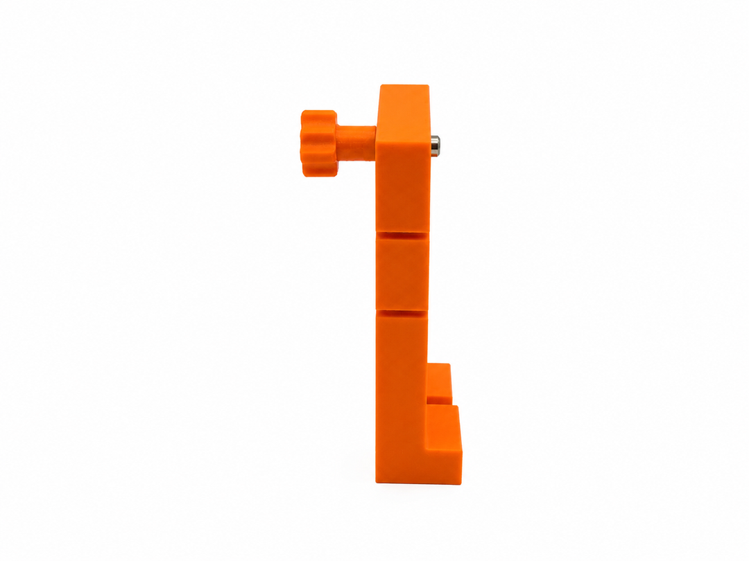 CAV Precision Hinge Plate Mounting Jig with Rotating Bearing Guides