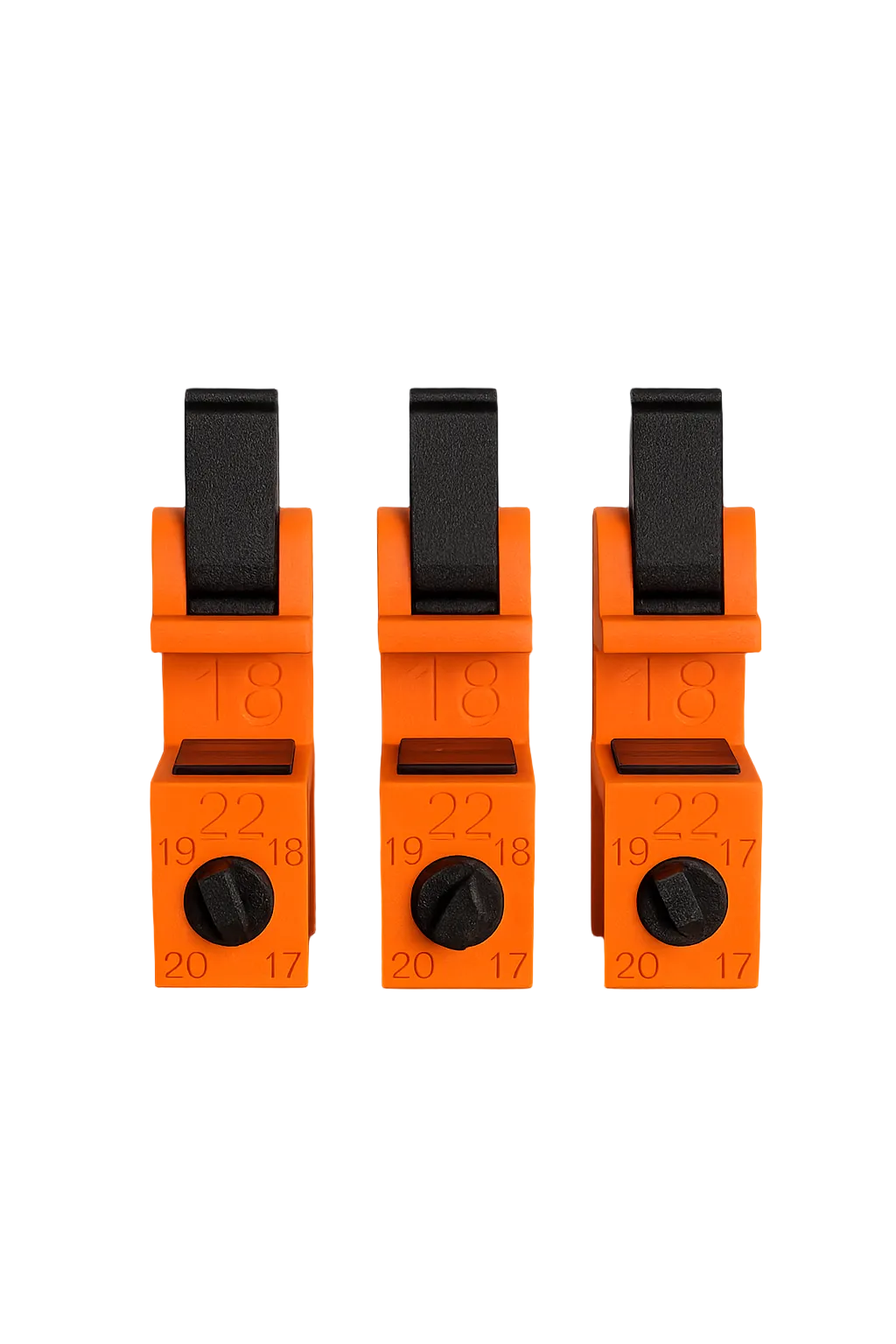 CAV Adjustable Scribe Clamp – 18mm Top Jaw – Set of 3