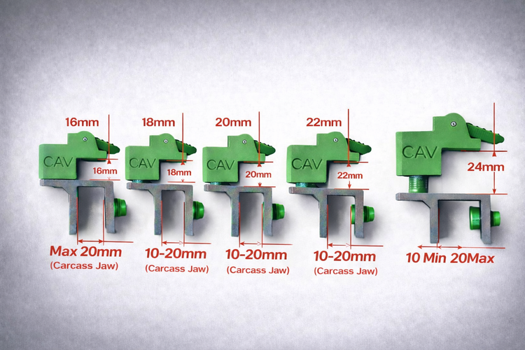 Adjustable scribe jig 16–24mm for kitchen fitters to scribe filler panels accurately
