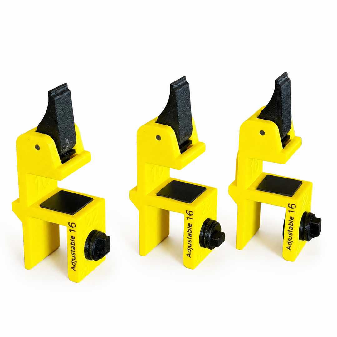CAV Adjustable Scribe Clamp – 16mm Top Jaw – Set of 3