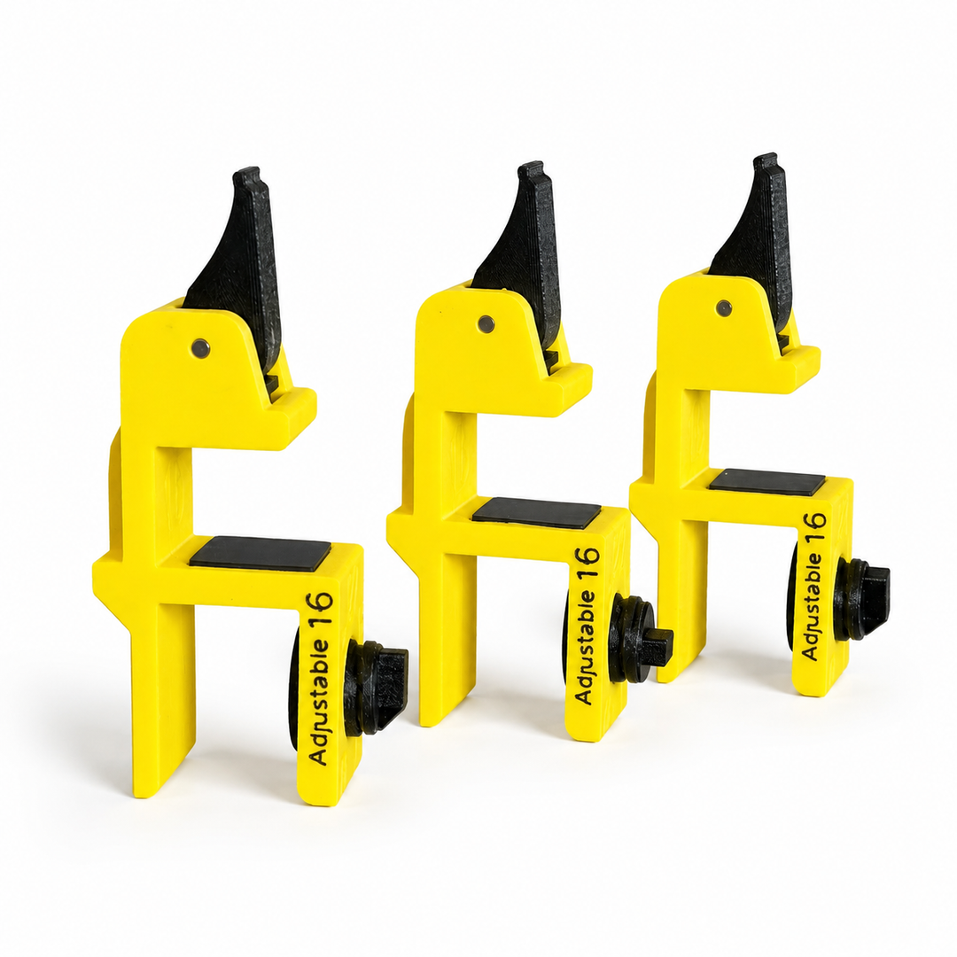 CAV Adjustable Scribe Clamp – 16mm Top Jaw – Set of 3