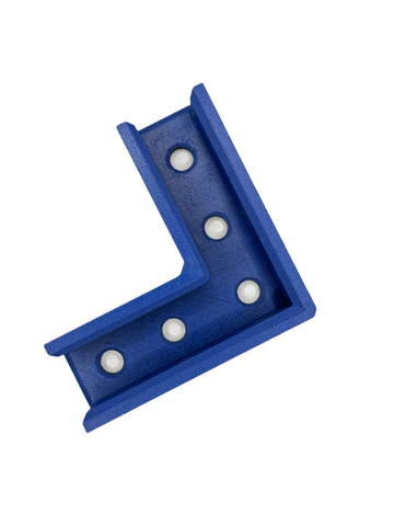 90° Cabinet Corner Clamp – Drill Guide & Alignment Jig for 18mm (23/32”) Board Kitchen & Furniture Installation