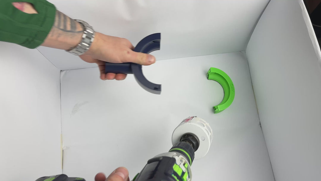 CAV Joinery Hands-Free Dust Collector with Suction Cup